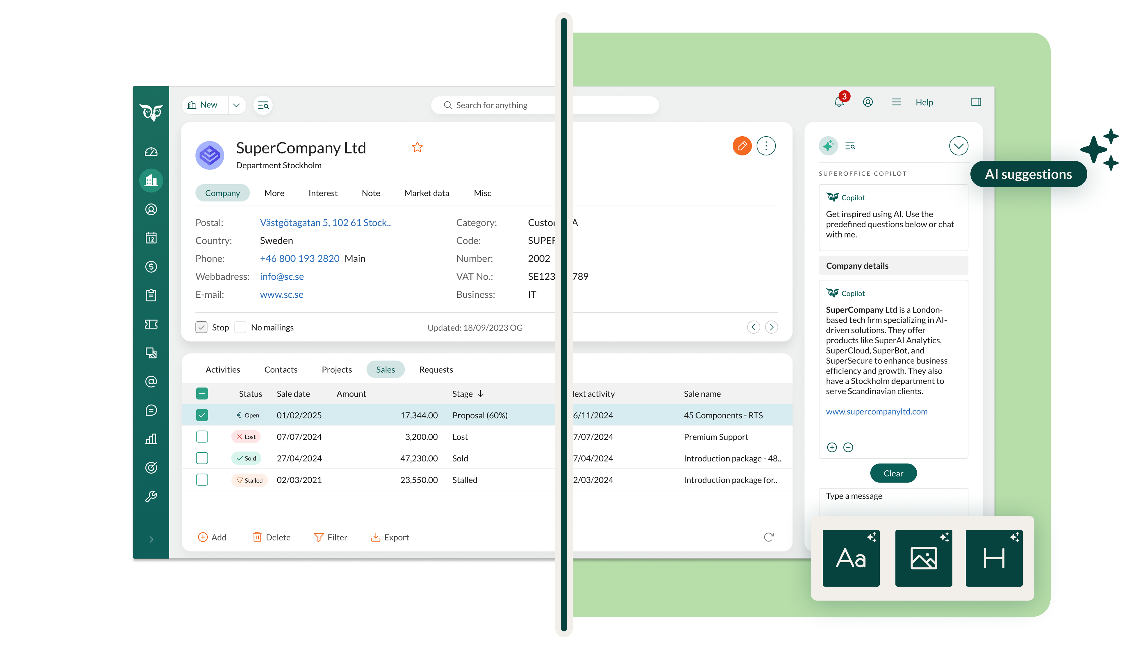 SuperOffice and AI