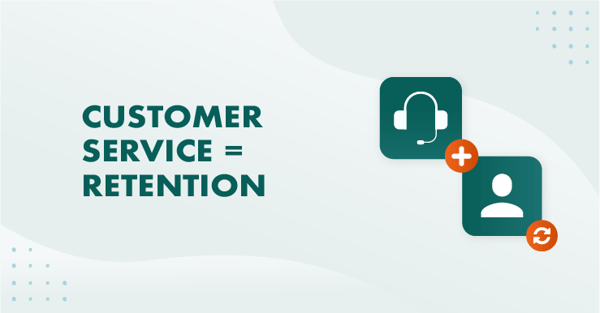Illustration customer service = retention